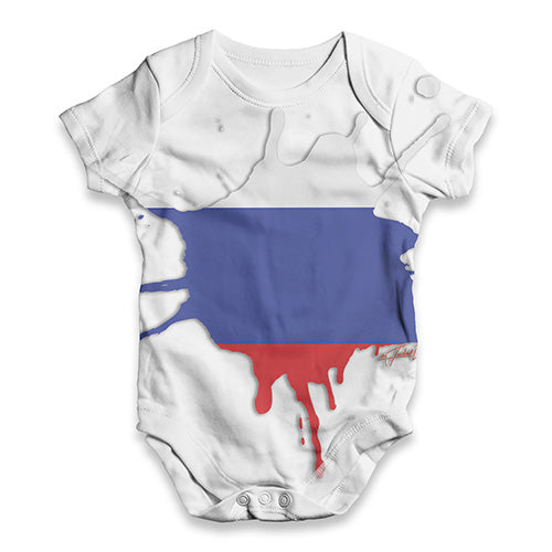 Russia Splat Baby Unisex ALL-OVER PRINT Baby Grow Bodysuit