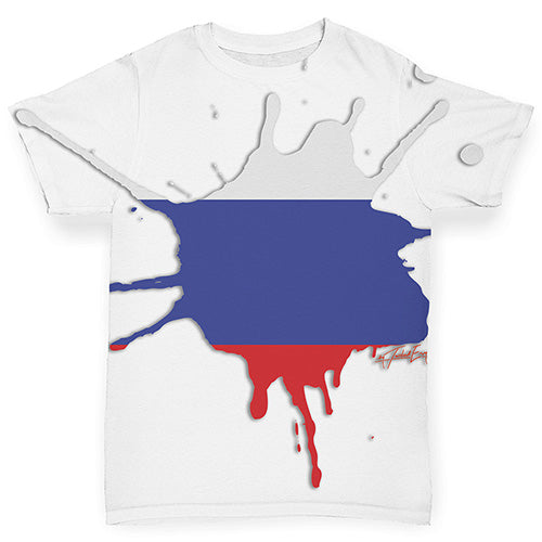 Russia Splat Baby Toddler ALL-OVER PRINT Baby T-shirt