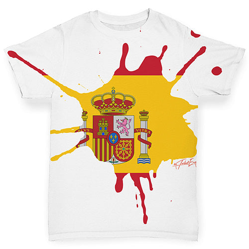 Spain Splat Baby Toddler ALL-OVER PRINT Baby T-shirt