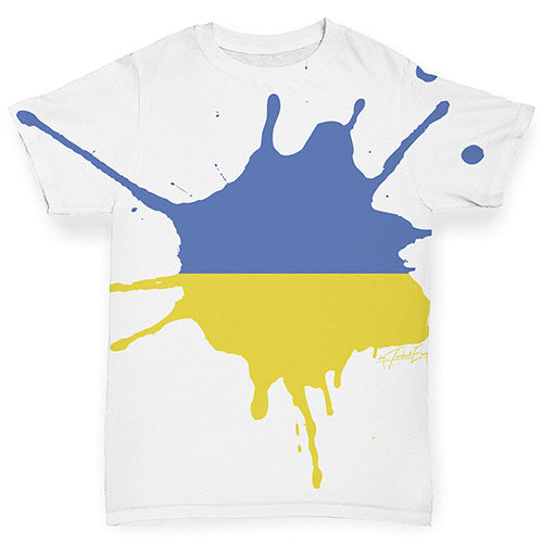 Ukraine Splat Baby Toddler ALL-OVER PRINT Baby T-shirt