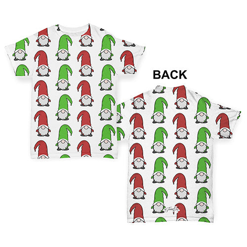 Christmas Gnomes Pattern Baby Toddler ALL-OVER PRINT Baby T-shirt