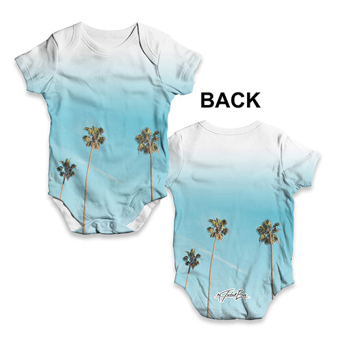 Summer Palm Trees Baby Unisex ALL-OVER PRINT Baby Grow Bodysuit