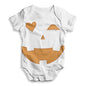 ALL-OVER PRINT Baby Bodysuit Big Pumpkin Alert Baby Unisex ALL-OVER PRINT Baby Grow Bodysuit 3 - 6 Months White