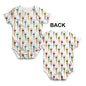 Ice Cream Cones Pattern Baby Unisex ALL-OVER PRINT Baby Grow Bodysuit