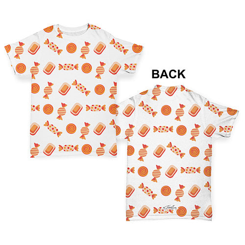 Halloween Candy Pattern Baby Toddler ALL-OVER PRINT Baby T-shirt