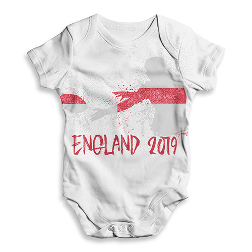 Funny Infant Baby Bodysuit Onesie Rugby England 2019 Baby Unisex ALL-OVER PRINT Baby Grow Bodysuit New Born White