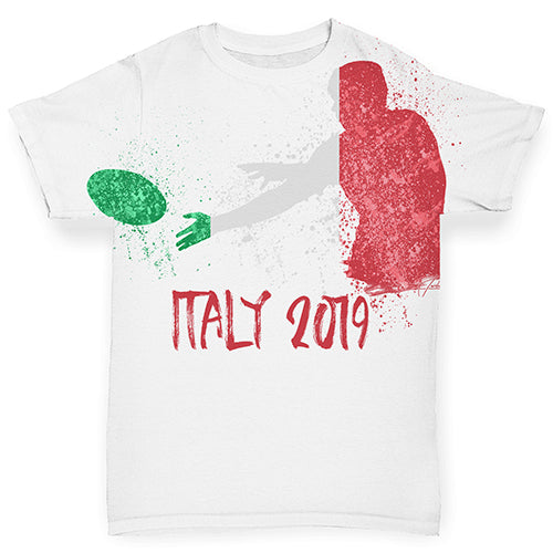 Rugby Italy 2019 Baby Toddler ALL-OVER PRINT Baby T-shirt