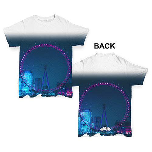 London Eye Skyline Baby Toddler ALL-OVER PRINT Baby T-shirt