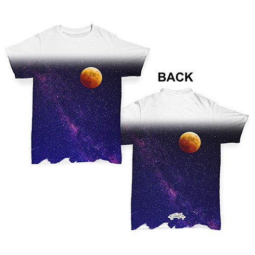 Red Moon Galaxy Baby Toddler ALL-OVER PRINT Baby T-shirt