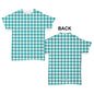 Teal Houndstooth Repeat Pattern Baby Toddler ALL-OVER PRINT Baby T-shirt