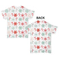 Baby Girl Clothes Candy Canes And Snowflakes Pattern Baby Toddler ALL-OVER PRINT Baby T-shirt 18-24 Months White