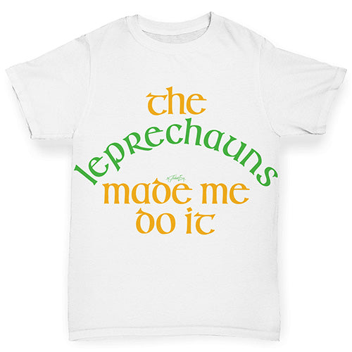 The Leprechauns Made Me Do It Baby Toddler ALL-OVER PRINT Baby T-shirt