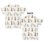 Golden Retrievers Pattern Baby Toddler ALL-OVER PRINT Baby T-shirt