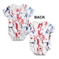 GB Handball Collage Baby Unisex ALL-OVER PRINT Baby Grow Bodysuit