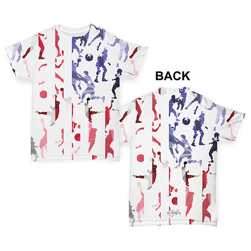 USA Handball Collage Baby Toddler ALL-OVER PRINT Baby T-shirt