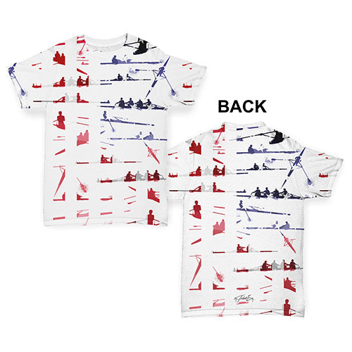 USA Rowing Collage Baby Toddler ALL-OVER PRINT Baby T-shirt
