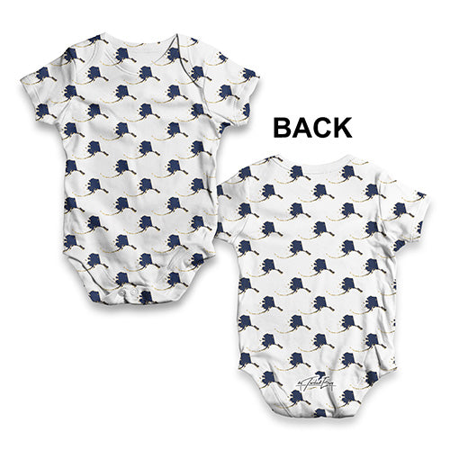 Alaska USA States Pattern Baby Unisex ALL-OVER PRINT Baby Grow Bodysuit