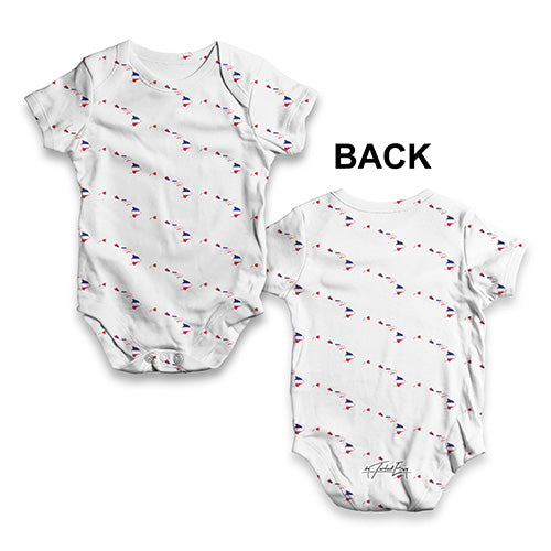 Hawaii USA States Pattern Baby Unisex ALL-OVER PRINT Baby Grow Bodysuit