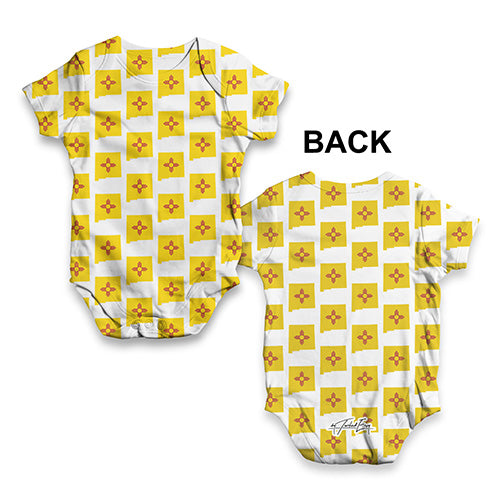 New Mexico USA States Pattern Baby Unisex ALL-OVER PRINT Baby Grow Bodysuit