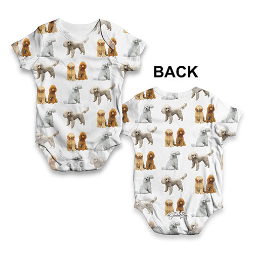 Poodles Pattern Baby Unisex ALL-OVER PRINT Baby Grow Bodysuit