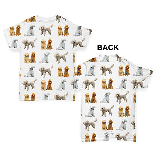 Poodles Pattern Baby Toddler ALL-OVER PRINT Baby T-shirt