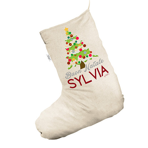 Personalised Reindeer Christmas White Christmas Stockings Socks