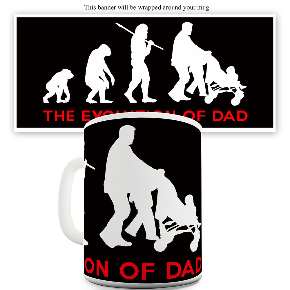 Evolution Of Dad Father's Day Funny Mugs For Coworkers