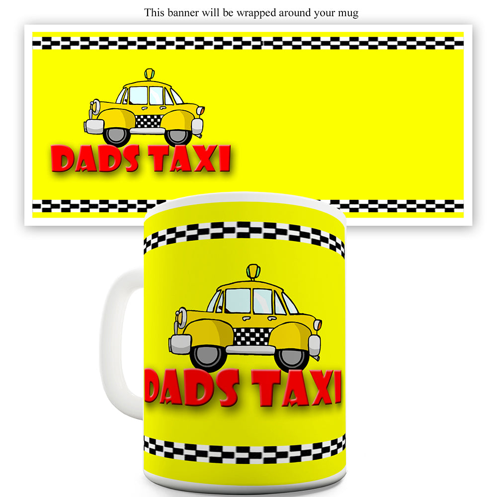 Yellow Taxi Driver Father's Day Funny Mugs For Women