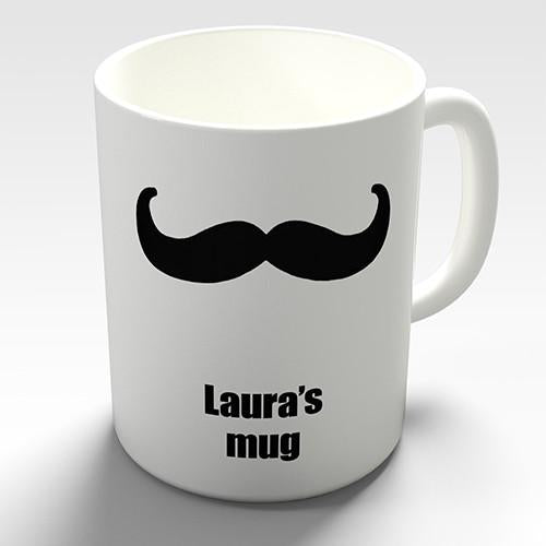 Moustache Personalised Mug