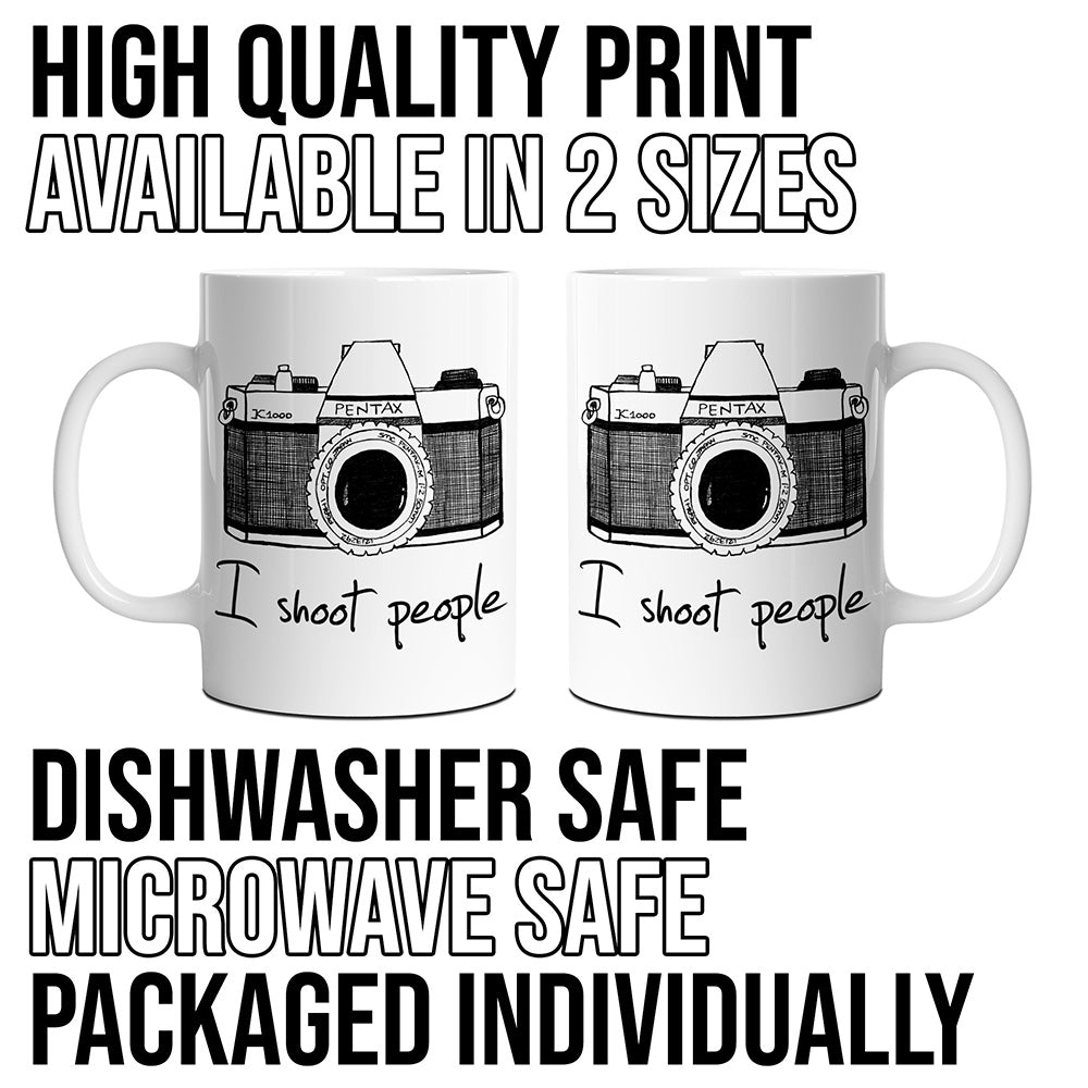 I Shoot People Camera Novelty Mug