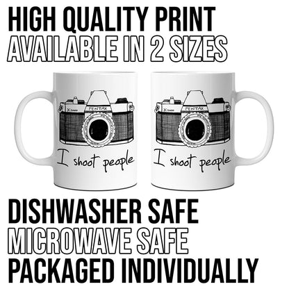 I Shoot People Camera Novelty Mug