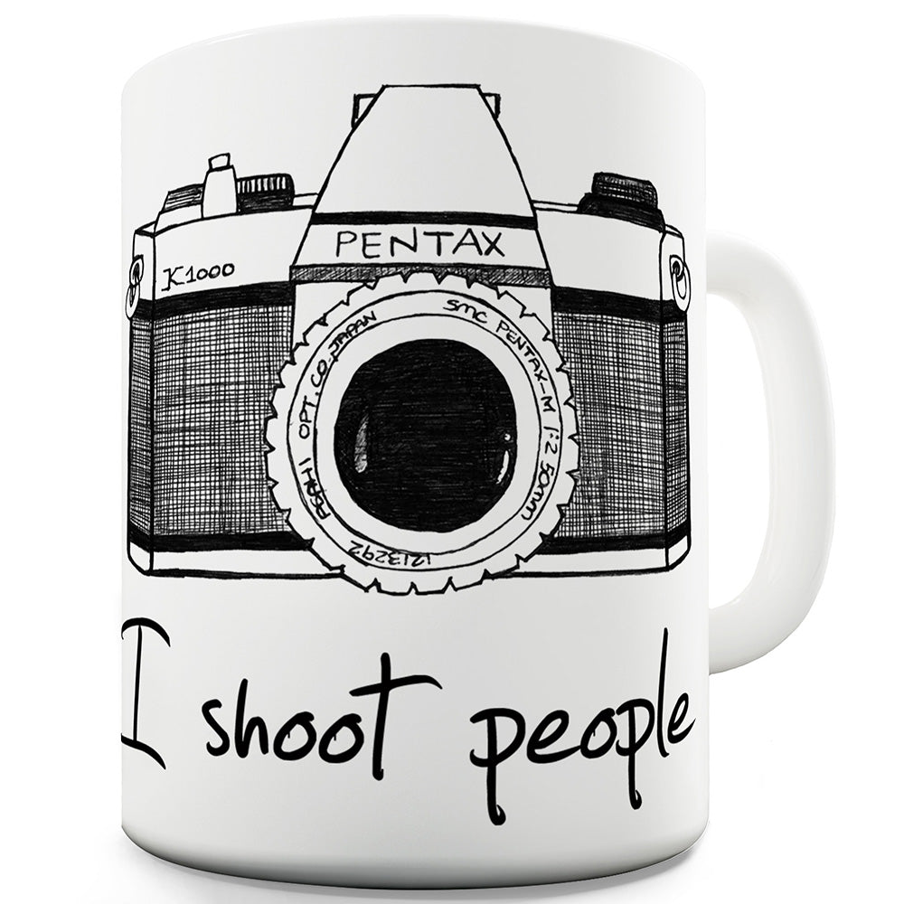 I Shoot People Camera Novelty Mug