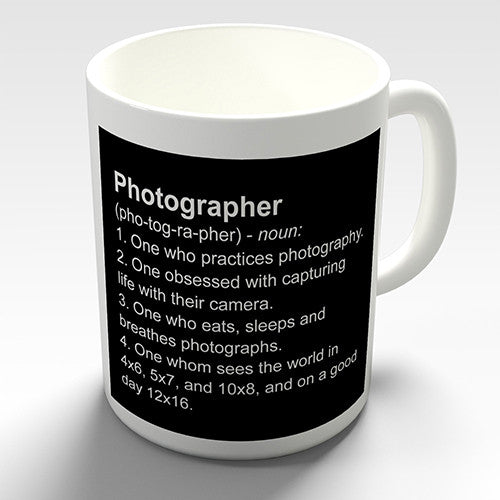 Definition Of Photographer Funny Mug