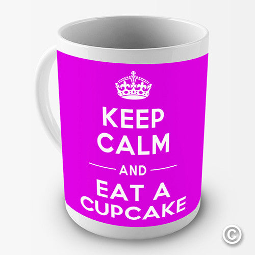 Keep Calm And Eat A Cupcake Novelty Mug