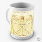 Da Vinci The Vitruvian Man Novelty Mug