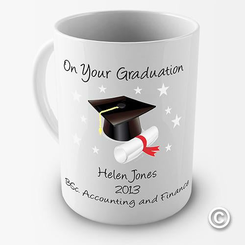 On Your Graduation Personalised Mug