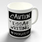 Caution Essay Writing In Progress Novelty Mug