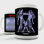 Zodiac Star Sign Gemini Novelty Mug