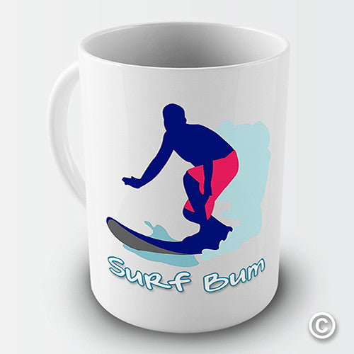 Surf Bum Novelty Mug