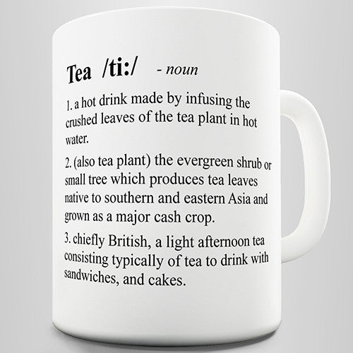Real Meaning Of Tea Funny Mug
