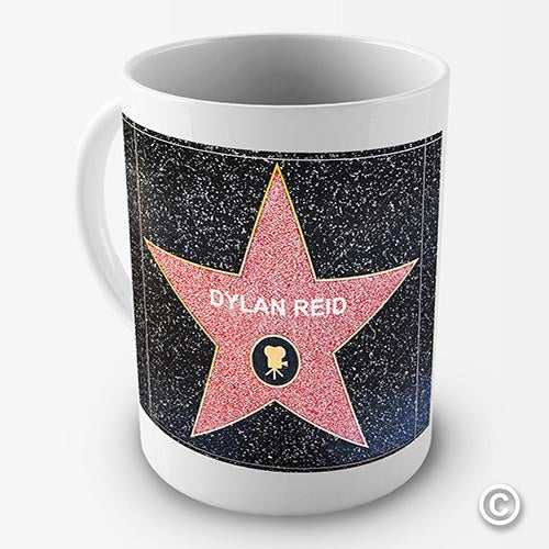 Hollywood Walk Of Fame Personalised Mug