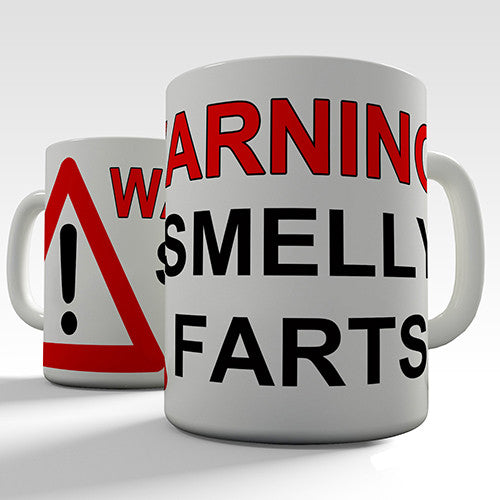 Warning Smelly Farts Funny Mug