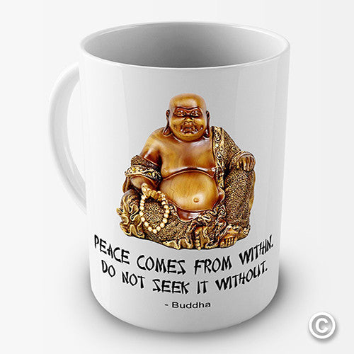 Peace Comes From Within Novelty Mug