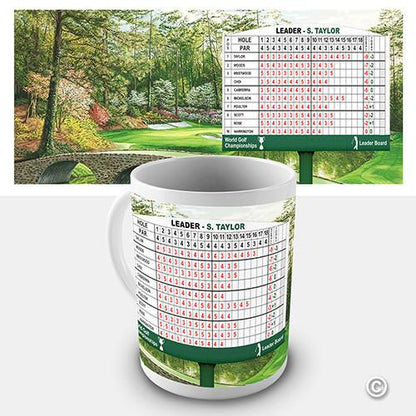 Open Leader Board Golfer Personalised Mug