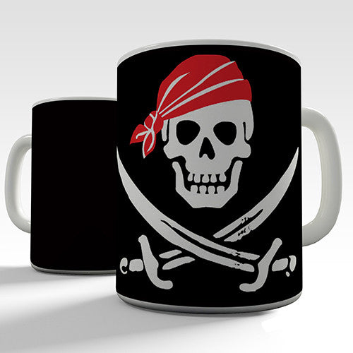Pirate Skull And Crossbones Novelty Mug