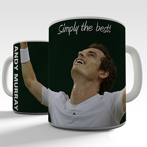 Andy Murray Wimbledon Champion Novelty Mug