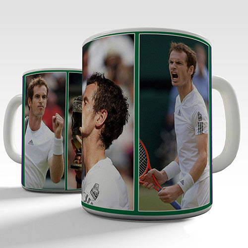 Andy Murray Wimbledon Champion Tribute Novelty Mug