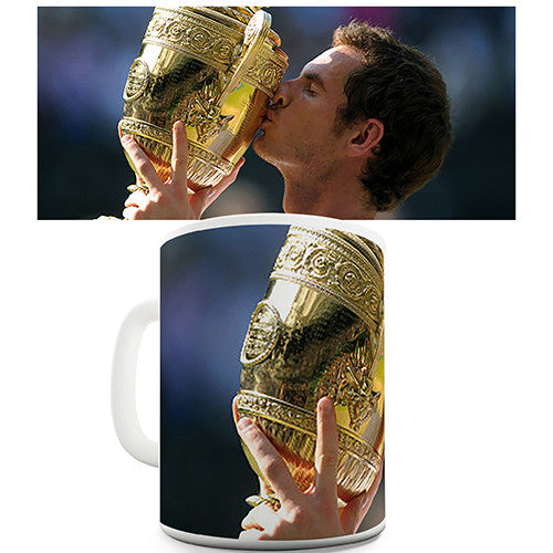 Andy Murray Champion 2013 Trophy Novelty Mug