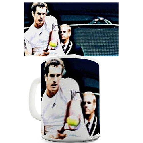 Andy Murray Wimbledon Champion Serve Novelty Mug