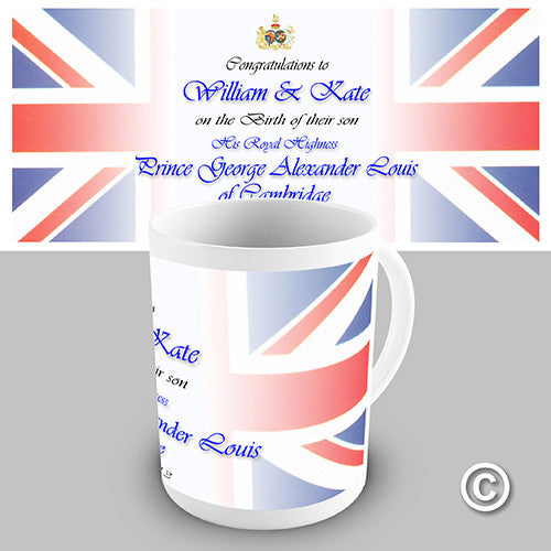 Prince George Alexander Louis Commemorative Novelty Mug